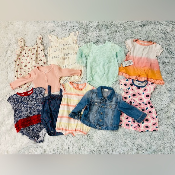 3-6 Months Girls Bundle - 10 Pieces - Picture 1 of 1